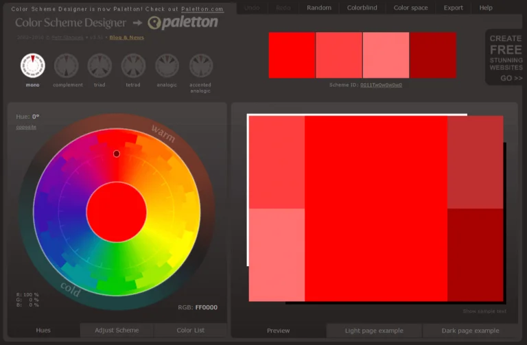 Color Scheme Designer