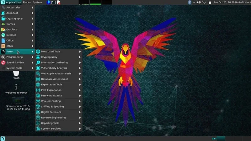 Hackerların Tercih Ettiği 10 Popüler İşletim Sistemi Parrot Security OS
