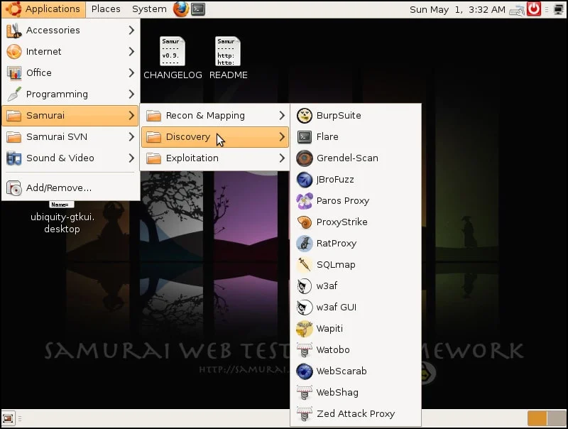 Hackerların Tercih Ettiği 10 Popüler İşletim Sistemi Samurai Web Testing Framework