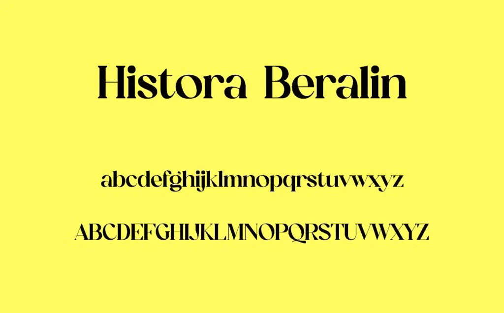 Histora Beralin Font