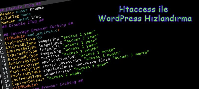 Htaccess ile WordPress Hızlandırma