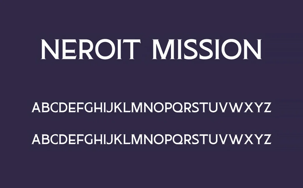 Neroit Mission Font