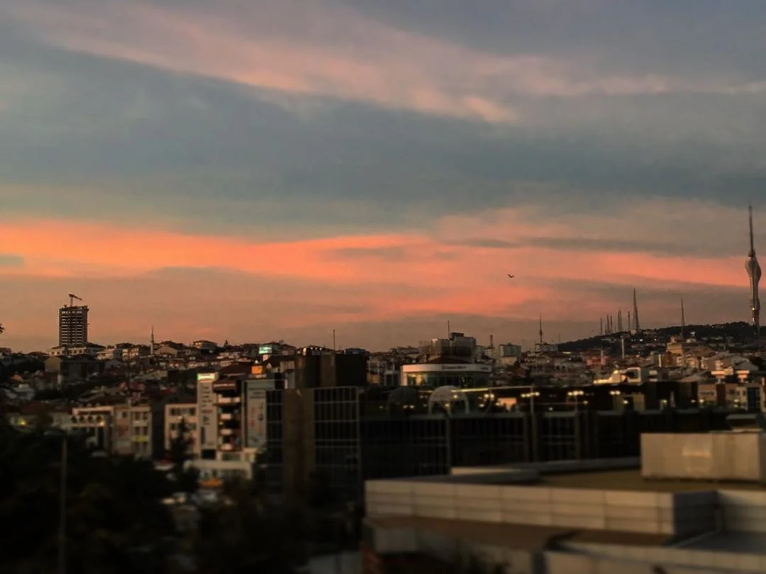 Pembe Gökyüzü Manzarası