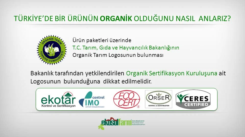 Ürünün organik olduğunu nasıl anlıyoruz?