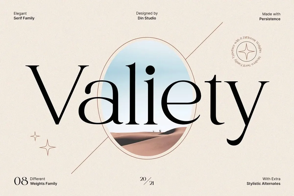 Valiety Regular Font