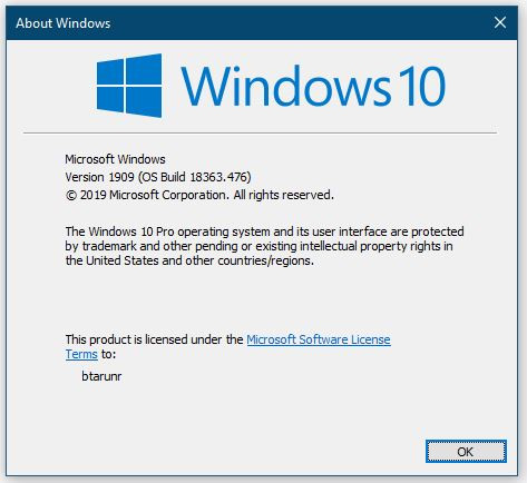 Windows 10 1909 Kasım Güncellemesi Geldi