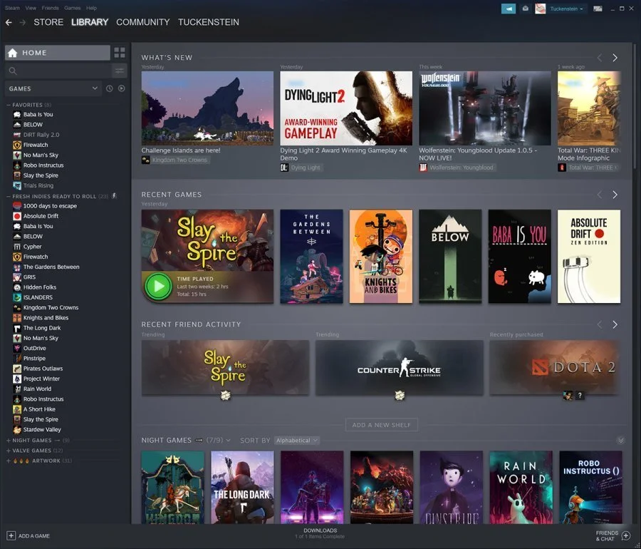 Yeni Steam Oyun Kütüphanesi Kullanıma Açıldı